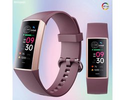 AMOLED Fitness Armband voor Vrouwen - Slimme Horloge met Stappenteller, Sport Tracker, Waterdicht, Hartslagmonitor en Verbonden Functionaliteit - Gezondheids- en Activiteitstracker