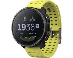 GPS-sporthorloge - ALTIMETER - SUUNTO - VERTICAAL - Zwart Lime Schermdiameter 49 mm