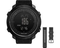 North Edge - Apache 3 - Smartwatch - Military Watch - Hoogtemeter - Barometer - Kompas - Waterdicht - Zwart