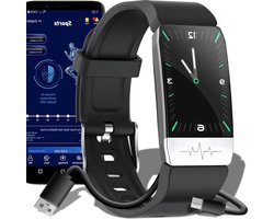 Smart Watch 1.14 Inch Display Full Touch Screen Fitness Detection Device - Bluetooth Calls Sports Watch for Android - Men and Women