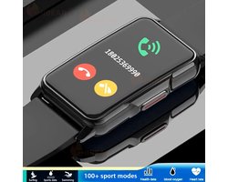 Smartwatch 2024 - GPS Fitness Tracker voor Mannen en Vrouwen - Hartslagmeting - Bloeddrukmonitor - 120+ Sportmodi - Slimme Band - Activiteitenmeter - Waterdichte Smartwatch