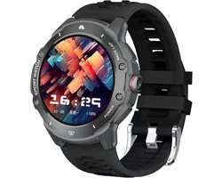 Smartwatch Geschikt voor Android 2024 KB08 – 4G Netwerk met SIM Kaart, 1.43'' AMOLED Scherm, 200W Camera, GPS, Wifi, Google Play, Dynamische Wijzerplaten – Smartwatch met 8GB/128GB Opslag voor Mannen en Vrouwen