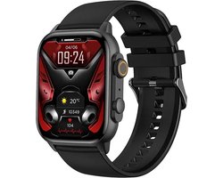 Smartwatch heren, dames, 1.85 inch Full HD display, bluetooth bellen, stappenteller, hartslagmeter, geschikt voor Android, iOS