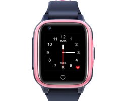 Smartwatch voor Meisjes - Kinder Horloge - 4G GPS Tracking - SOS - Bellen - Micro chat - Touch screen - Games - Camera - Kleur Roze