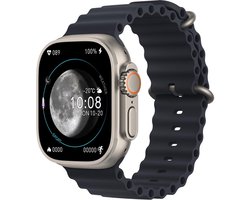 Sporthorloge HK10 Ultra A || AMOLED Smartwatch - Waterdicht - NFC - Hartslagmeter – Geschikt voor Android & iOS – Kleur: Zwart - Geen Nederlandse taal ondersteuning