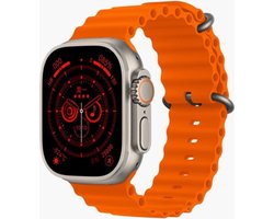 Sporthorloge || HK10 Ultra A Smartwatch || Bluetooth Bellen || Monitoring Bloedzuurstof || Bloeddruk || Android- en IOS-besturingssystemen || Multisport || Hartritme || Maat 49mm || Wearfit-app