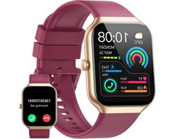 Sporthorloge oproepen beantwoorden waterdicht IP68 fitnesstracker SpO2 voor heren dames Android iOS