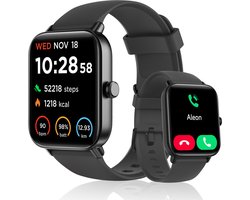 Sporthorloge - Smartwatch - Android & IOS - Waterdicht - Sport - Zwart