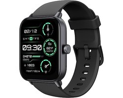 TOOBUR Smartwatch voor heren, dames, Alexa ingebouwd, IP68 waterdicht, zwemmen, 1,8 inch fitnesshorloge met beantwoorden en bellen/hartslag/stappenteller/slaaptracker/100 sporten, compatibel met