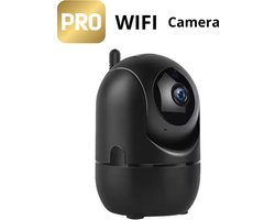 Beveiligingscamera binnen - Met WiFi APP - Huisdiercamera met app - Petcam - Hondencamera - Indoor Camera - Zwart