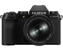 Fujifilm Systeemcamera X-S20 Zwart + Standaardlens XF18 - 55 mm f/ 2.8 - 4 R LM OIS