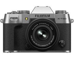 Fujifilm X-T50 - Systeemcamera - + XC15-45mm lens - Silver