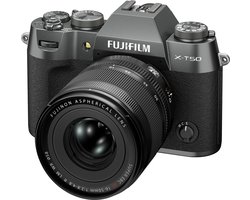 Fujifilm X-T50 - Systeemcamera - + XF16-50mm lens - Charcoal Silver