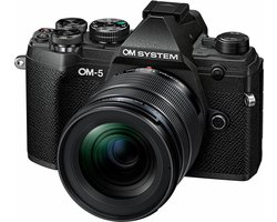 OM SYSTEM OM-5 - Systeemcamera - + 12-45mm lens - Zwart