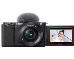 Sony Vlogcamera ZV-E10 - Compact systeemcamera - + E 16-50mm f/3.5-5.6 OSS-lens