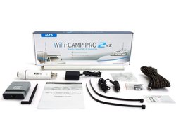 Alfa Network WiFi Camp Pro 2V2 WiFi versterking & Hotspot - voor de camper, caravan, boot, tuin en boerderij