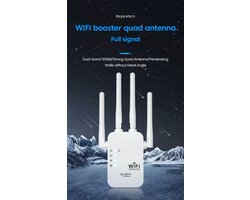 Draadloze WiFi Repeater WiFi Extender 300M/ Lange Range Draadloze WIFI Signaal Booster Draadloos Netwerk Internet Repeater EU