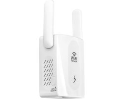 DrPhone BoostWave - WiFi Versterker – Bereik Tot 300 Meter – Wifi Punt – Wifi Extender – 300 Mbps – 2.4Ghz Expander - Wit