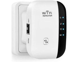 Ecommdro WF30 - Wifi Versterker - 300 Mbps - Draadloos - Stopcontact - Internetkabel inbegrepen