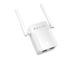 EDUP Draadloze WiFi Extender 3 in 1 Router/Repeater/Acces Point - 300 Mbps 2 Antennes - WPS Eenvoudige Installatie - 2 LAN-Poorten