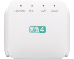 EDUP - Wifi Versterker - Wifi booster - Wifi Repeater - Range Extender - WiFi Extender - 300 Mbps - voor 2.4 Ghz - WiFi versterker stopcontact