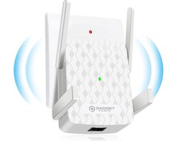 Gadgetplace WiFi Versterker Stopcontact met Extra Groot Bereik - 1200Mbps - WPS Knop - 5Ghz + 2.4Ghz Dual Band - WiFi Booster - Wifi Repeater