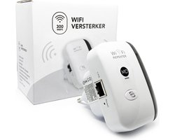 MD-goods ® WiFi Versterker Stopcontact - Gratis Internet Kabel - NL Handleiding - Repeater - 300Mbps - Draadloos