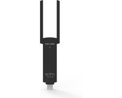 Pix-Link LV-UE02 300Mbps USB Wi-Fi Extender - Zwart