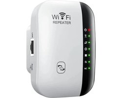 P&P Goods Wifi Versterker – Wifi Repeater – Wifi Range Extender – 300Mbps – 2.4G Router – 2.3W – Groot Bereik – Eenvoudig te installeren – Wit