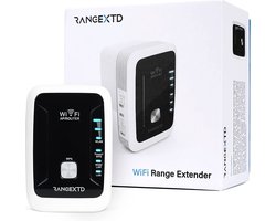 RANGEXTD WLAN Amplifier WiFi Repeater - Internet Amplifier for More WLAN Range | WLAN Repeater for up to 10 Devices | Speed 300 Mbps | 2.4 GHz WLAN – Amplifier | WLAN Socket