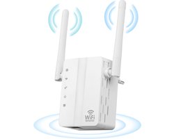 WiFi repeater 300 Mbps | Verbeter je WiFi signaal | Sneller Wifi Thuis | WiFi Versterker | WiFi punt | WiFi Groot bereik | Antenne | Thuis & Kantoor