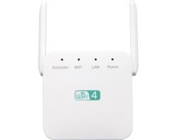 WiFi Repeater - 300 Mbps - WPS Knop - WiFi Extender - Super WiFi Booster - WiFi Versterker