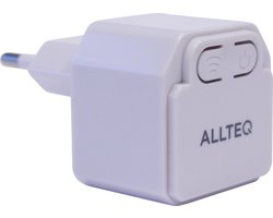 Wifi repeater - Wifi versterker - Access point - RJ45 - Stopcontact wifi extender - Wit - Allteq