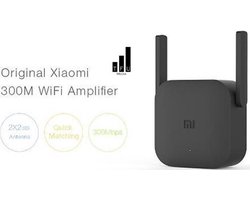 Wifi versterker -Router- Xiaomi Pro-300MB  - Wifi -Versterker- Stopcontact - Pro -- WIFI EXTENDER - SMART - Zwart