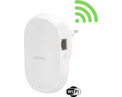 WiFi Versterker Stopcontact - Groot Bereik - WPS Knop - 300Mps - WiFi Booster - WiFi Repeater - Draadloos