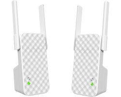 Wifi Versterker Stopcontact - Wifi Stopcontact 300 Mbit/s - Wifi Repeater Met 2 x 3dBi externe antennes - Internet Booster - Wifi Extender