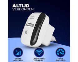 Wifi Versterker - Wifi Extender - Wifi Router - Wifi Signaalversterker - Wifi Repeater - Wifi Booster - Draadloos - Stopcontact - 300Mbps -