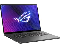 ASUS ROG ZephyASUS ROG Zephyrus G16 GU605MI-QR038W - Laptop OLED - 16" WQXGA - 240 Hz - Intel Core Ultra 7 155H - RTX 4070 - 16GB LPDDR5X - 1TB SSD - Windows 11 Home - Wi-Fi, Bluetooth - tsb QWERTY NL - Grijs