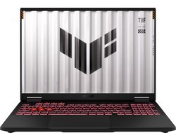 ASUS TUF Gaming A16 FA608WI-RL014W - Laptop 16" WUXGA - AMD Ryzen AI 9 HX 370 - NVIDIA GeForce RTX 4070 - 32 GB DDR5 - 1 TB SSD - Windows 11 Home - QWERTY - Zwart, grijs