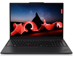 Lenovo ThinkPad T16 Intel Core Ultra 5 125U Laptop 40,6 cm (16") WUXGA 16 GB DDR5-SDRAM 512 GB SSD Wi-Fi 6E (802.11ax) Windows 11 Pro Zwart