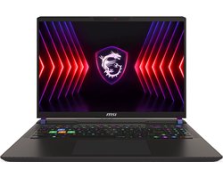 MSI Vector 16 HX A14VHG-677NL-1TB-32GB - Gaming laptop - 16 inch - Intel Core i7 14650HX - NVIDIA GeForce RTX 4080 - 32GB DDR5 - 1TB NVME SSD