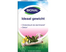 BIONAL Ideaal Gewicht – Afslanken – Voedingssupplement met senna en kattedoorn - 40 capsules