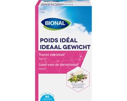 Bional Ideaal Gewicht - Afslanken - Voedingssupplement met senna en kattedoorn - 80 capsules