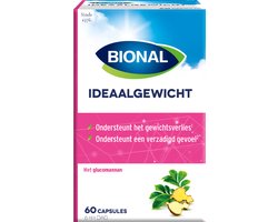 Bional IdeaalGewicht - Afslanksupplement - Afslankpillen met glucomannan - 60 tabletten voor afvallen