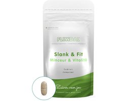 Flinndal Slank & Fit Supplementen - Met Groene Thee en Blaaswier voor Vetverbranding - 90 Tabletten