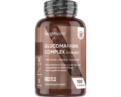 Glucomannan Complex - 3000 mg - 180 capsules - van WeightWorld