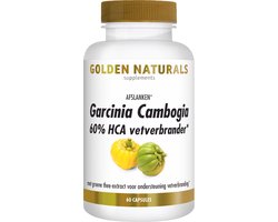 Golden Naturals Garcinia Cambogia 60% HCA vetverbrander (60 capsules)