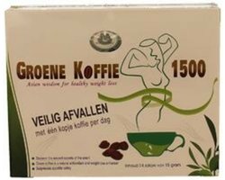 Groene Koffie 1500 - 14 stuks - Voedingssupplement