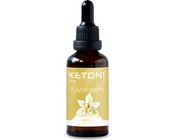 Keton1 | Flavor Drops | Vanille | Suikervrije smaakjes 1 x 50 ml