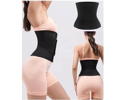 Lavida ® Waist Trainer- Rugbrace Onderrug-Shaper -Buikband-Afslankband- Zweetband- Sauna band-Zwangerschap-One Size -Zwart